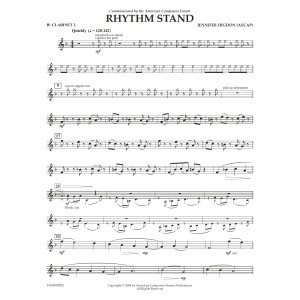 Rhythm Stand - Bb Clarinet 2