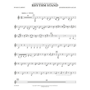Rhythm Stand - Bb Bass Clarinet