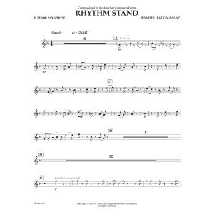 Rhythm Stand - Bb Tenor Saxophone