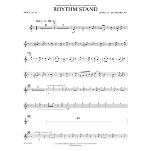 Rhythm Stand - Euphonium in Treble Clef