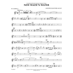 New Wade 'n Water - Bb Clarinet 3