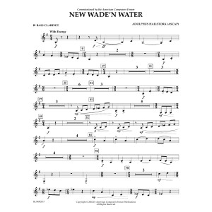 New Wade 'n Water - Bb Bass Clarinet