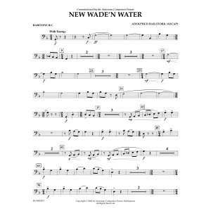 New Wade 'n Water - Euphonium in Bass Clef