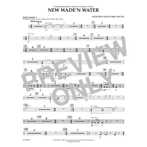 New Wade 'n Water - Percussion 2
