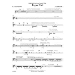 Paper Cut - Bb Bass Clarinet