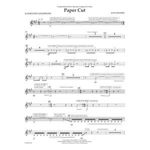 Paper Cut - Eb Baritone Saxophone