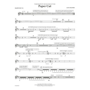 Paper Cut - Euphonium in Treble Clef