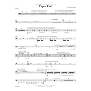 Paper Cut - Tuba