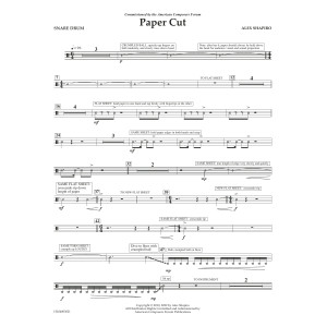 Paper Cut - Snare Drum/Bass Drum