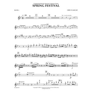 Spring Festival - Flute 1