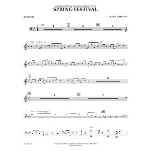 Spring Festival - Bassoon