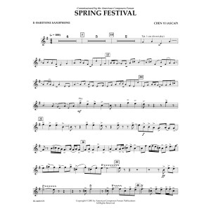 Spring Festival - Eb Baritone Saxophone