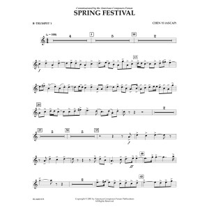 Spring Festival - Bb Trumpet 1