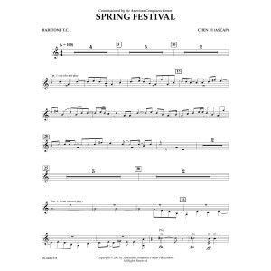 Spring Festival - Euphonium in Treble Clef