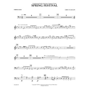 Spring Festival - String Bass