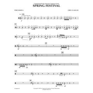 Spring Festival - Percussion 1