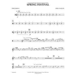 Spring Festival - Percussion 2