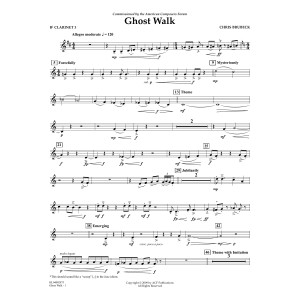 Ghost Walk - Bb Clarinet 3