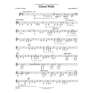 Ghost Walk - Bb Bass Clarinet