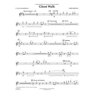 Ghost Walk - Eb Alto Saxophone 1
