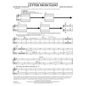 Letter from Sado - Keyboard (opt) Team Blue