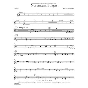 Nonantum Bulgar - FRENCH HORN