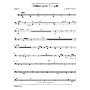 Nonantum Bulgar - Timpani