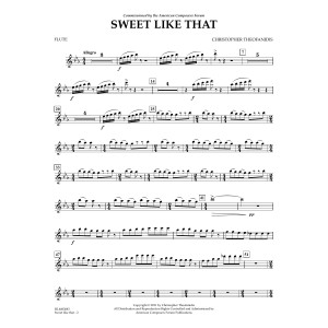 Sweet like that - Flute