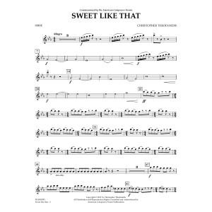 Sweet like that - Oboe