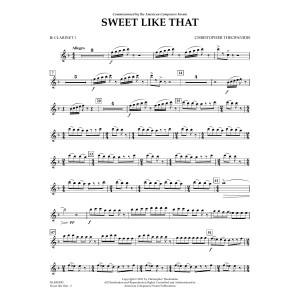 Sweet like that - Bb Clarinet 1
