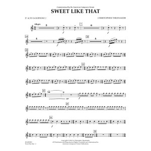 Sweet like that - Eb Alto Sax 2