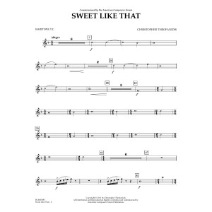 Sweet like that - Euphonium/Baritone TC