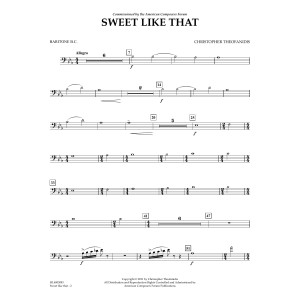Sweet like that - Euphonium/Baritone BC
