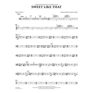 Sweet like that - Percussion II