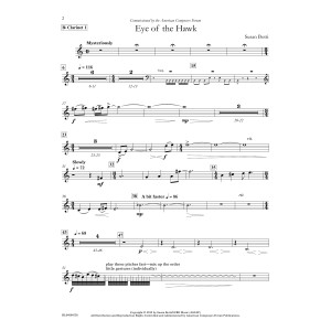 Eye of the Hawk - Bb Clarinet 1