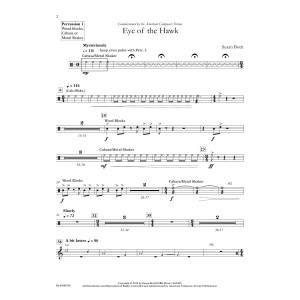 Eye of the Hawk - Percussion 1