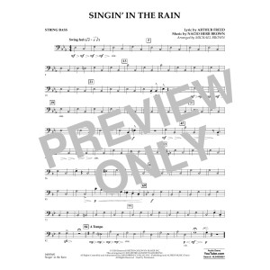 Singin' in the Rain (arr. Michael Brown) - String Bass