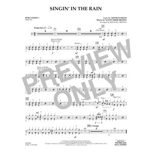 Singin' in the Rain (arr. Michael Brown) - Percussion 1
