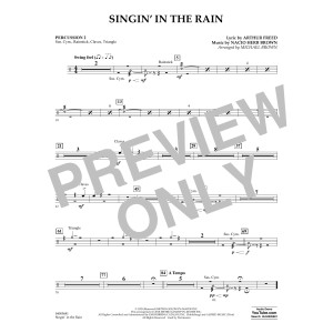 Singin' in the Rain (arr. Michael Brown) - Percussion 2