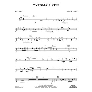 One Small Step - Bb Clarinet 1