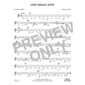 One Small Step - Bb Bass Clarinet