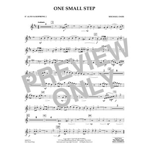 One Small Step - Eb Alto Saxophone 2