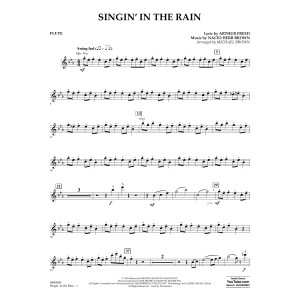 Singin' in the Rain (arr. Michael Brown) - Flute
