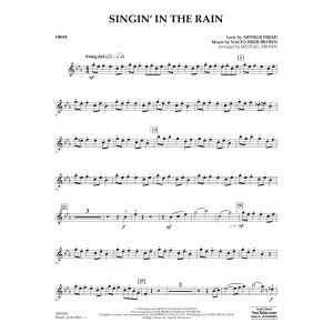 Singin' in the Rain (arr. Michael Brown) - Oboe