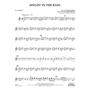 Singin' in the Rain (arr. Michael Brown) - Bb Clarinet 1