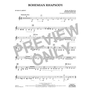 Bohemian Rhapsody (arr. Johnnie Vinson) - Bb Bass Clarinet