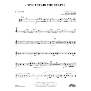 (Don't Fear) The Reaper (arr. Paul Murtha) - Bb Clarinet 1