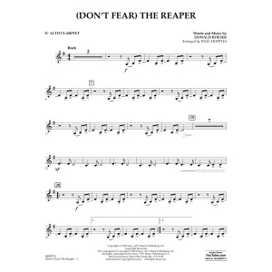 (Don't Fear) The Reaper (arr. Paul Murtha) - Eb Alto Clarinet