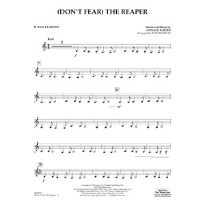 (Don't Fear) The Reaper (arr. Paul Murtha) - Bb Bass Clarinet