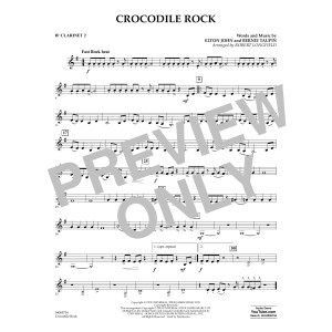 Crocodile Rock (arr. Robert Longfield) - Bb Clarinet 2